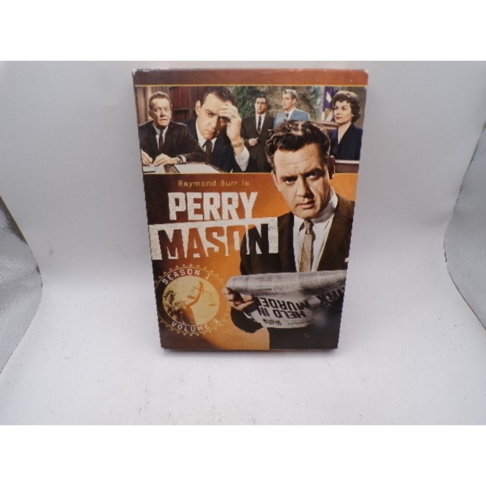Perry Mason Season 1 Volume 2 DVD Set Raymond Burr‎ 5-Disc Collection CBS Para